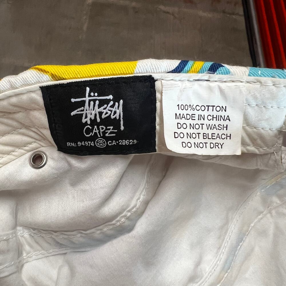 Stüssy All-Over Chain Print Camp Hat - Picture 5 of 5